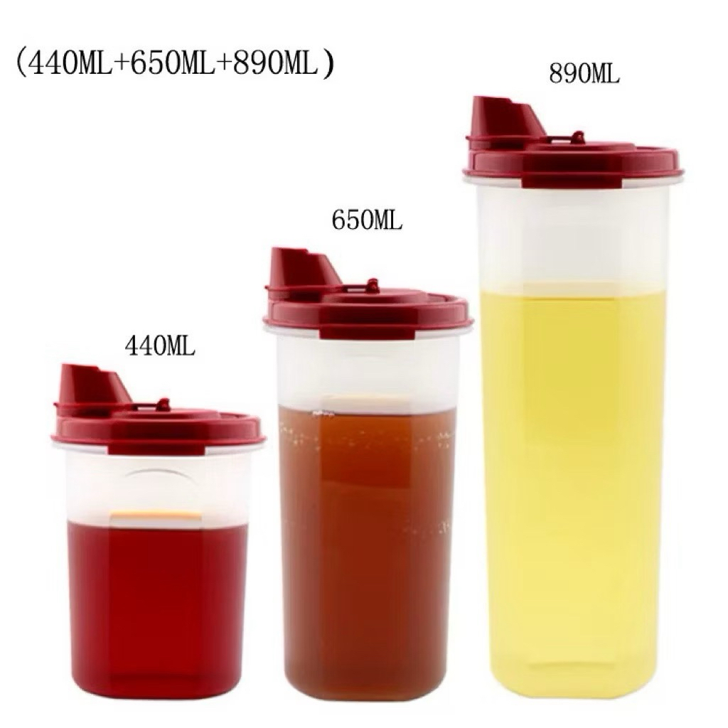 Stor N Pour Oil Container 440ml - 650ml - 890ml Tupperware-Bimtup
