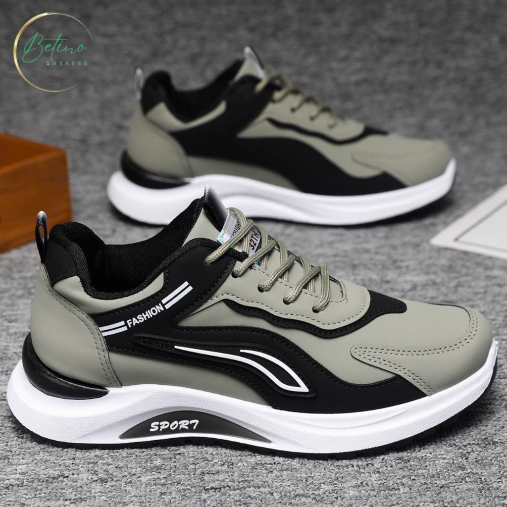 (ขนาดเล็กขึ้น 1 ขนาด) รองเท้ากีฬาผู้ชาย GN666 รองเท้าผ้าใบผู้ชายแฟชั่น Sport Sole