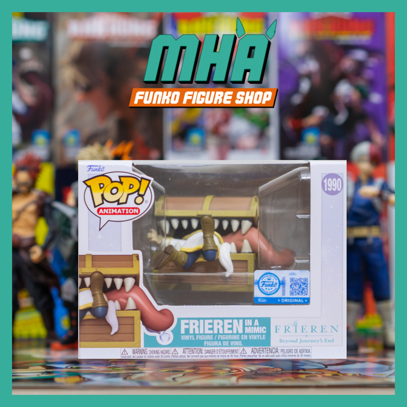 Funko Pop Frieren Beyond journeys End ของแท้ : Frieren ใน am Mimice 1990 QR Exclusive Model