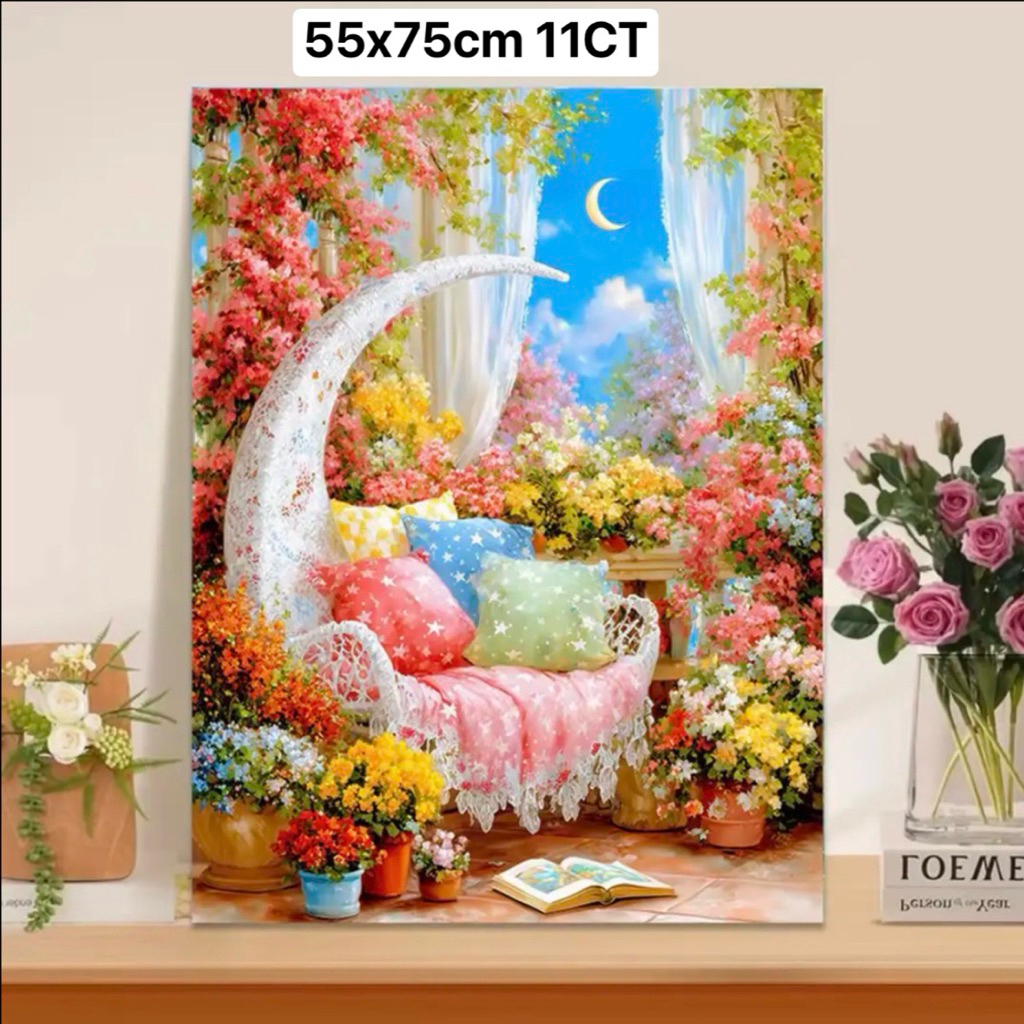 ใหม่ ARRIVED EMBROIDERED PAINTING MODEL 9CT และ 11CT