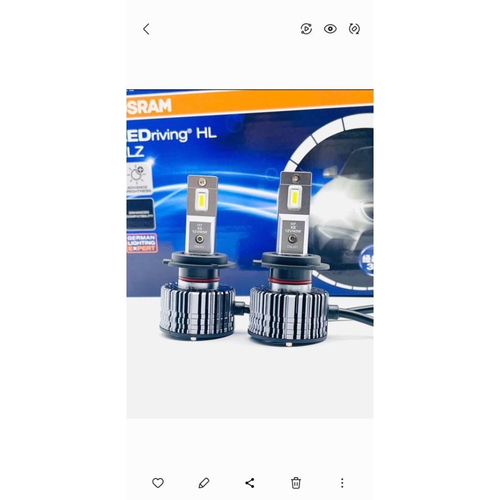 หลอดไฟ led Osram H1 24V