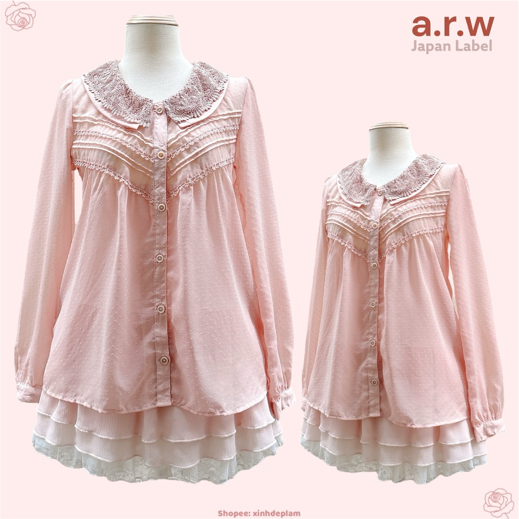 Coquette / Lolita Blouse เสื้อเชิ้ตแขนยาว น่ารัก และ สวย lady, bun beo, babydoll