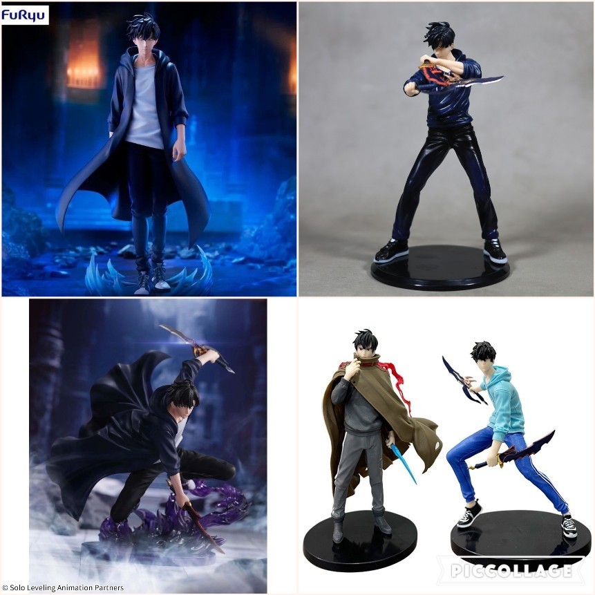 18ซม. [ hcm Express ][ Vu Tri Ba ] โมเดลตัวละคร Solo Leveling - Sung Jin woo Aura Farming