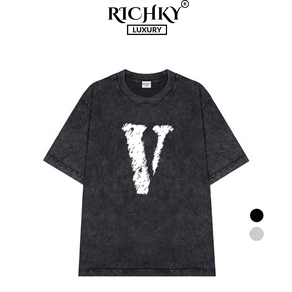 Wash Richky Premium Tee Monogram V Style