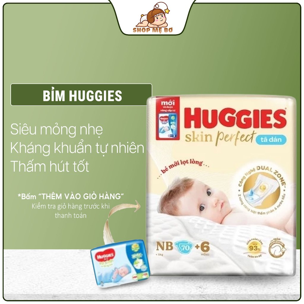 Huggies Skin Perfect PADS All Sizes [รุ่นใหม่] พร้อมดูดซับ 2 เพื่อลดการระคายเคืองผิว