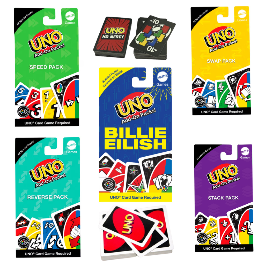รวมแพ็คเกจอาหารเสริม UNO รวมแพ็คเกจ Uno Booster พร้อม UNO Classic และ UNO Nomercy