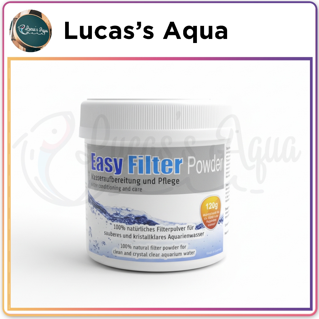ผงกรองง่าย – สาหร่ายทะเลเค็ม (GERMANY)10G – REMOVE NH3, NO2, TOXIC, ในน้ํา ShrimP – LUCASS AQUA