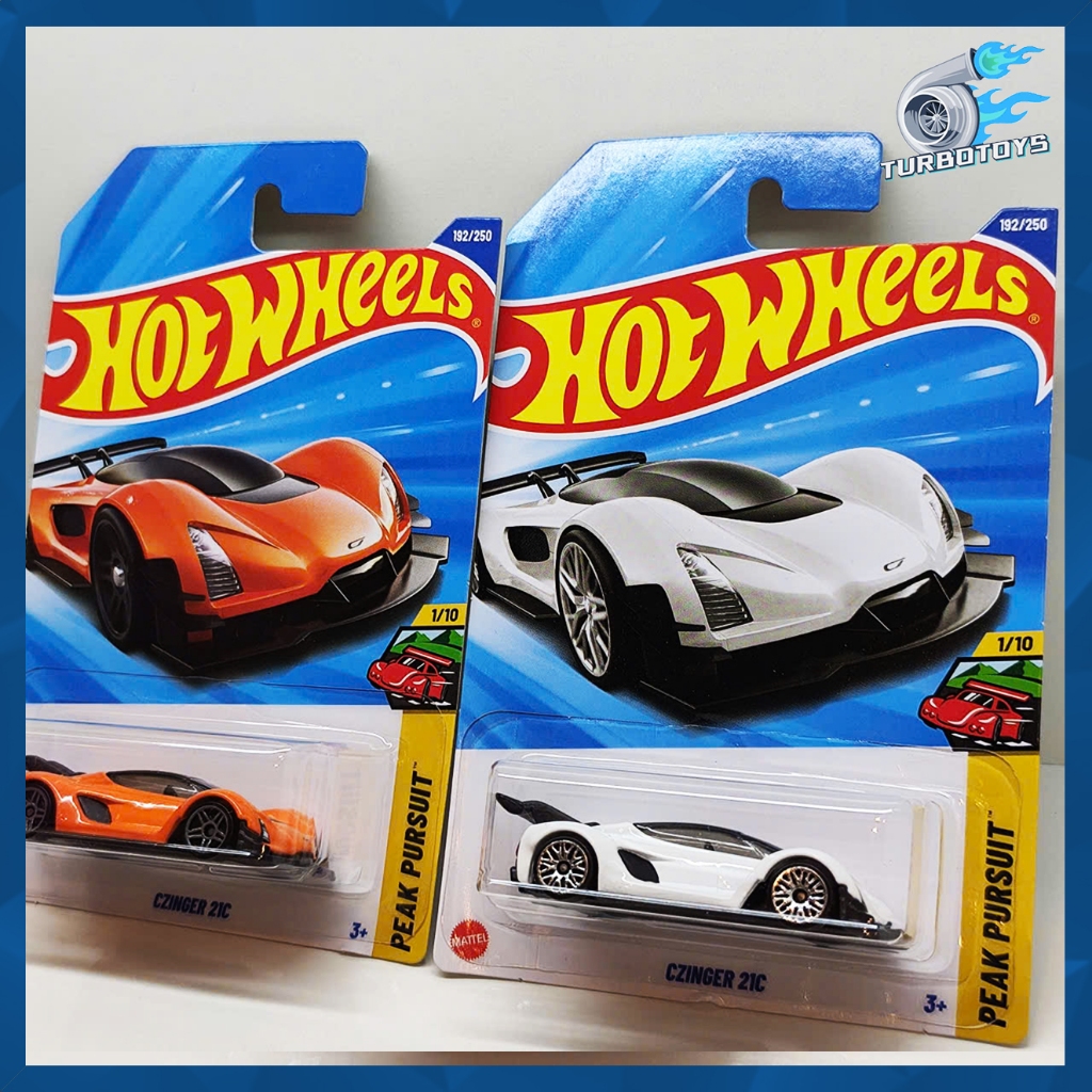 *TurboToys* ของแท้ 1:64 โมเดลรถ Hotwheels CZINGER 21C