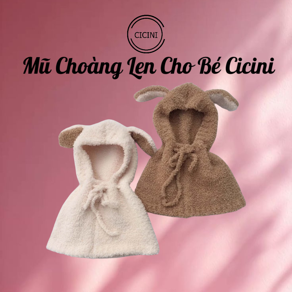 Cicini Fur Hat รหัส T37 พร้อมเสื้อโค้ทสําหรับเด็กชายและเด็กหญิงฤดูหนาวที่อบอุ่น
