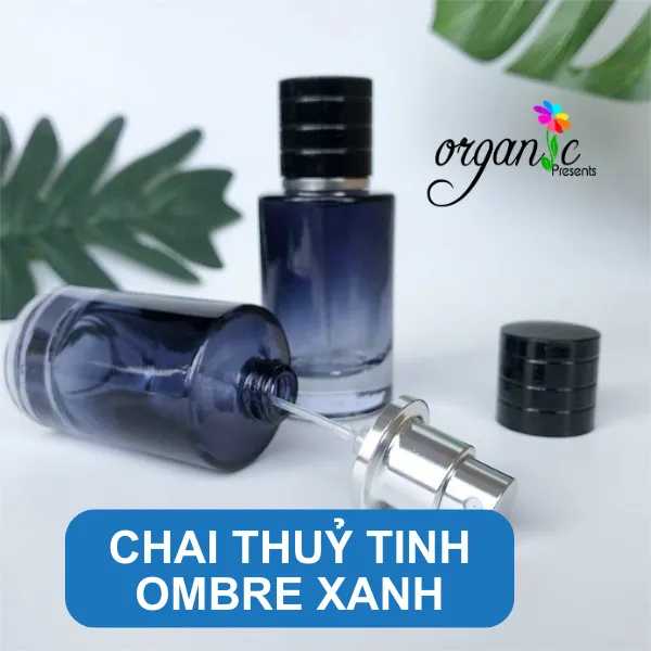 PERFUME BOTTLE 30ML (สีเขียวออมเบร)
