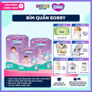 Tã BOBBY ULTRA+ , PREMIUM SOFT đủ size M96/L88/XL76/XXL70 siêu nhiều miếng