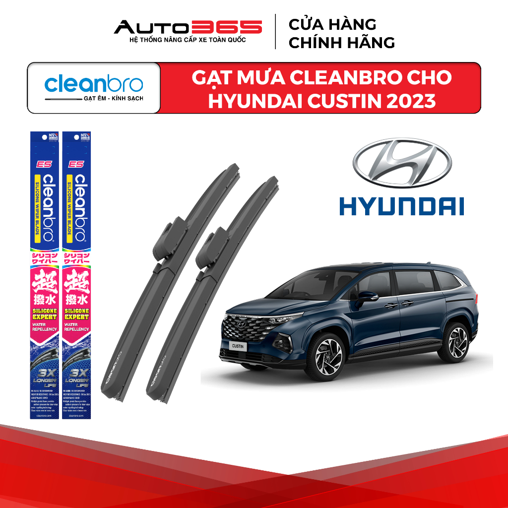 ที่ปัดน้ําฝน Cleanbro สําหรับรถยนต์ Hyundai Veloster | Palisade Palisade Palisade Palisade Palisade 