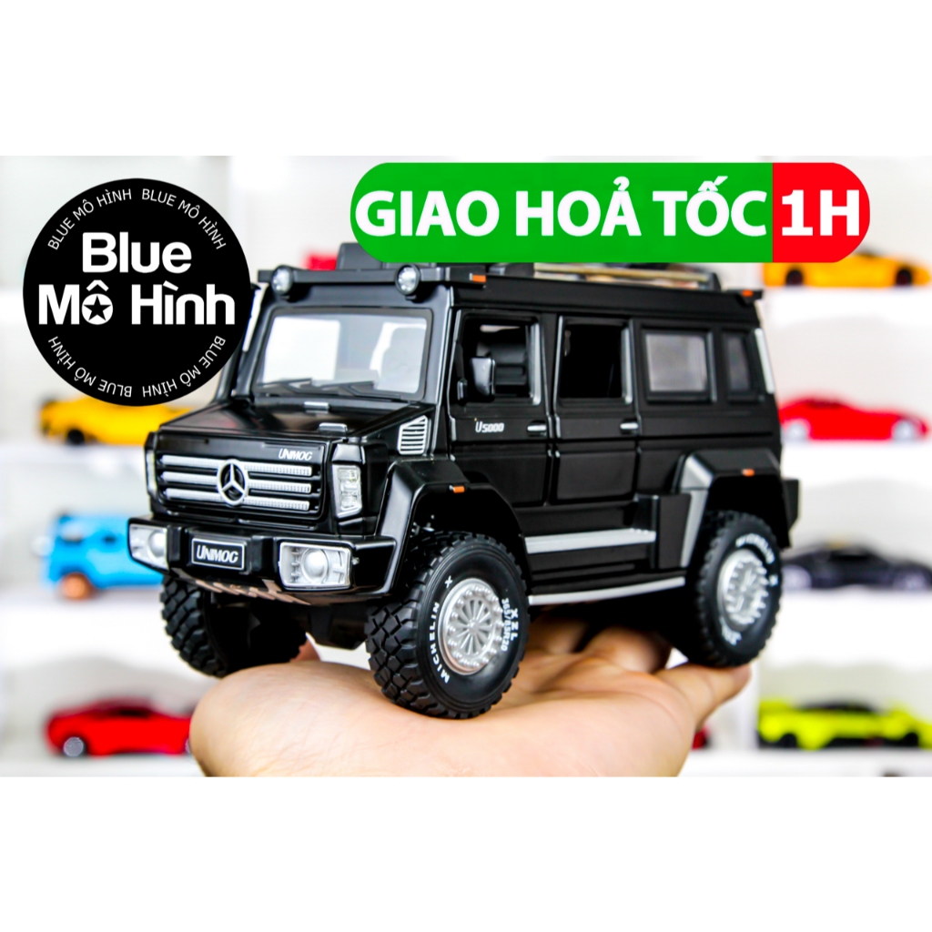 รถโมเดล Mercedes Unimog U5000 1:28