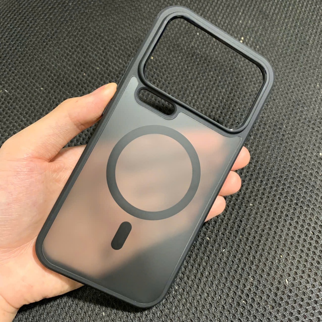 Matte Case - Magnetic Clear สําหรับ Xiaomi Mi 17 Pro / Mi 17 Pro / Mi 17, ขอบ TPU, ด้านหลังด้านแม่เห