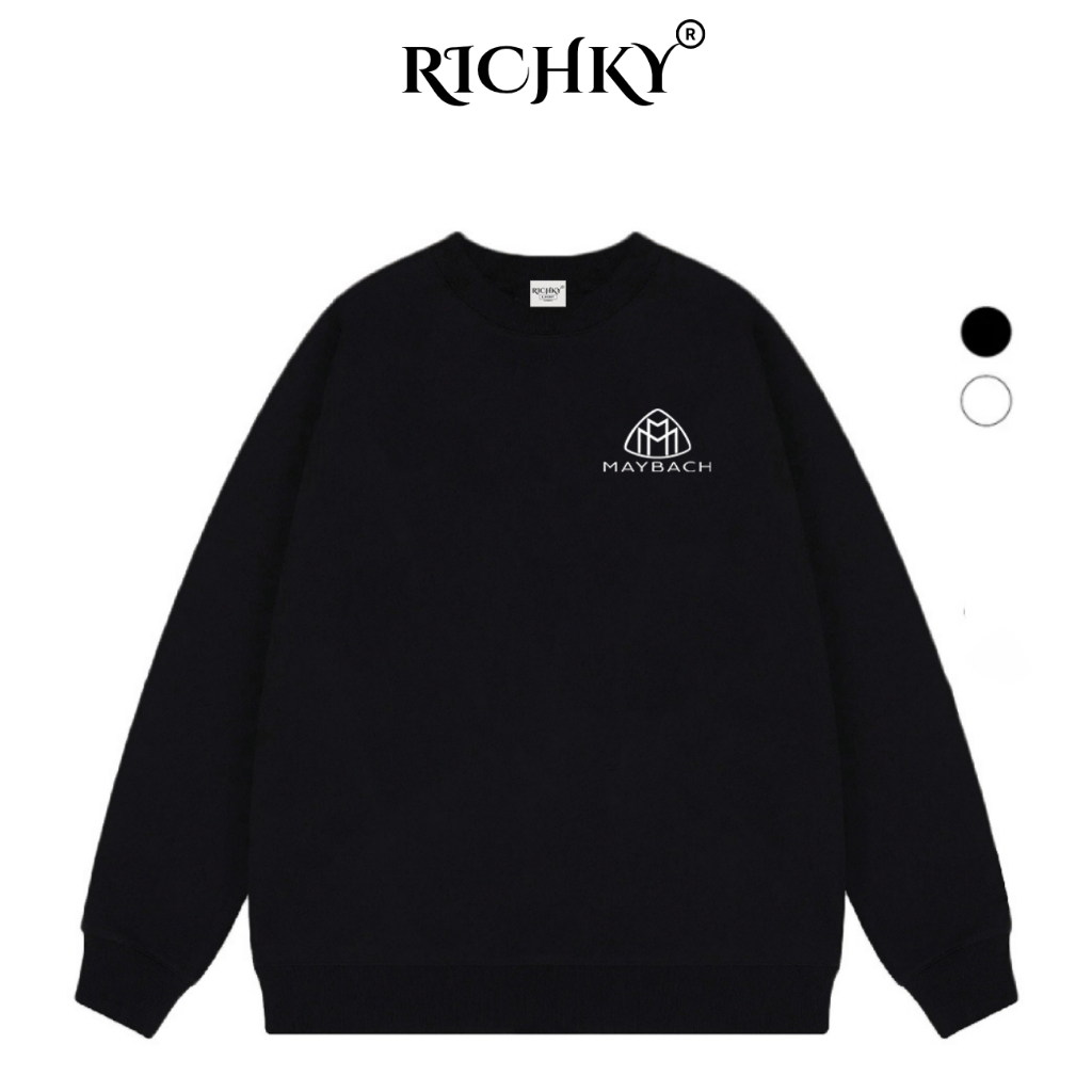 Richky Luxury Premium Sweater มีโลโก้ซ้าย Mercedess Maybach Luxury Car