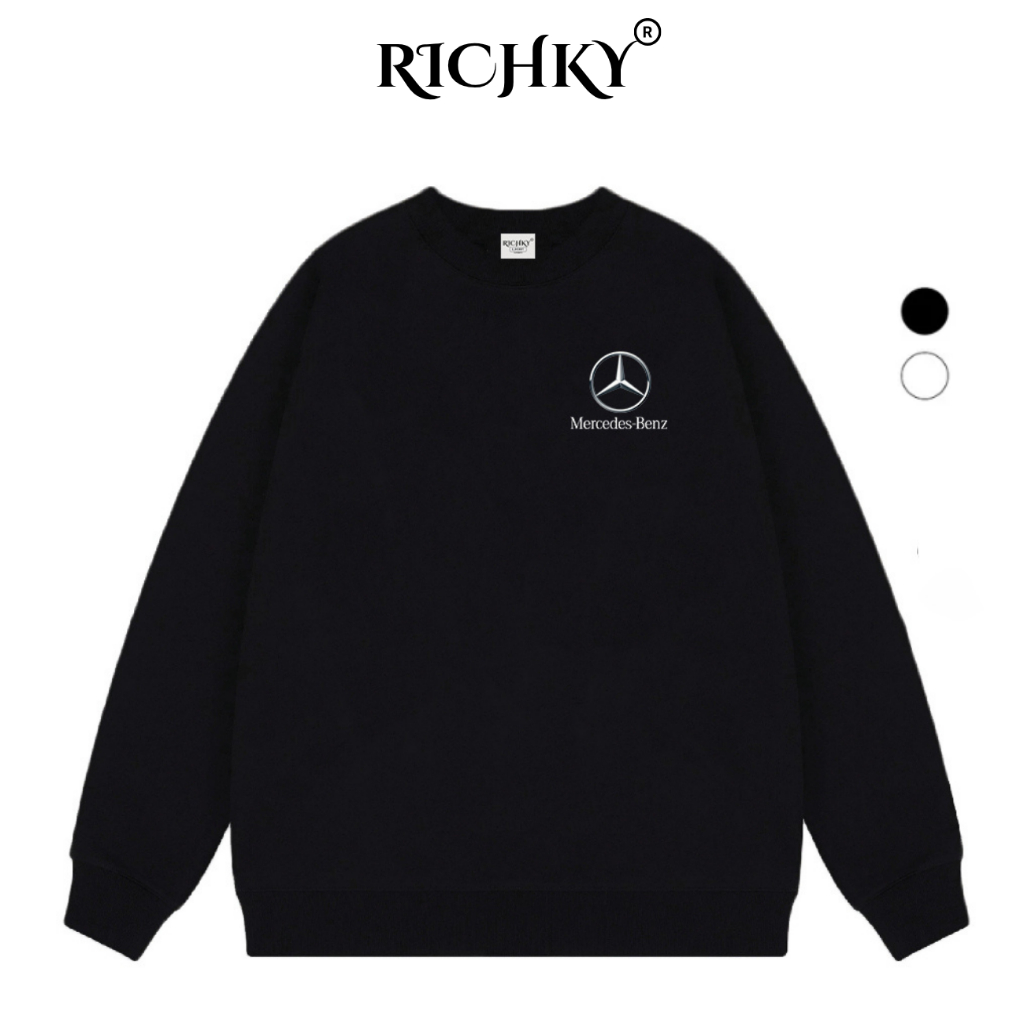 Richky Luxury Premium Sweater มีโลโก้ซ้าย Mercedes Benz Luxury Car