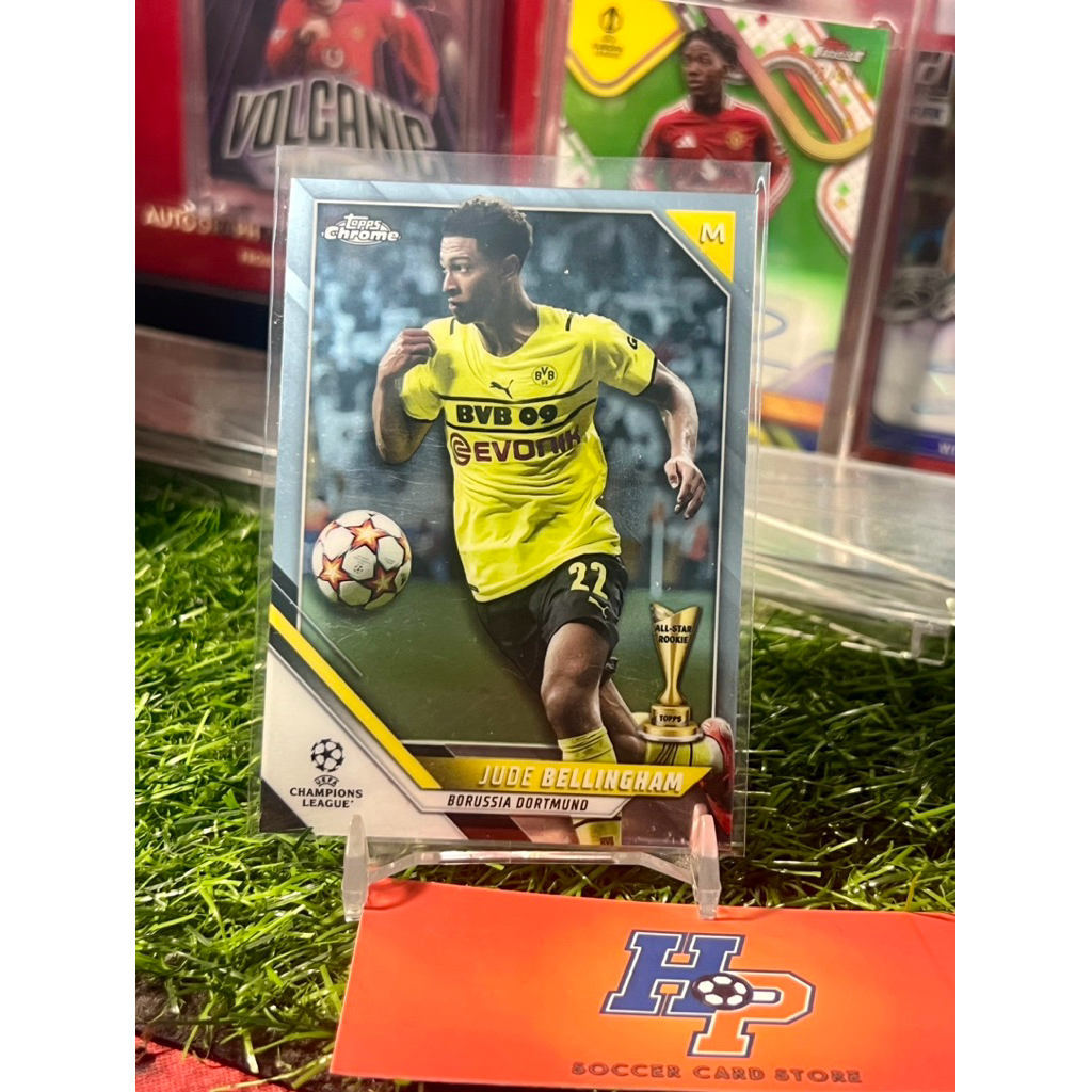 การ์ดฟุตบอล Jude Bellingham Topps Chrome UCL 2021/22