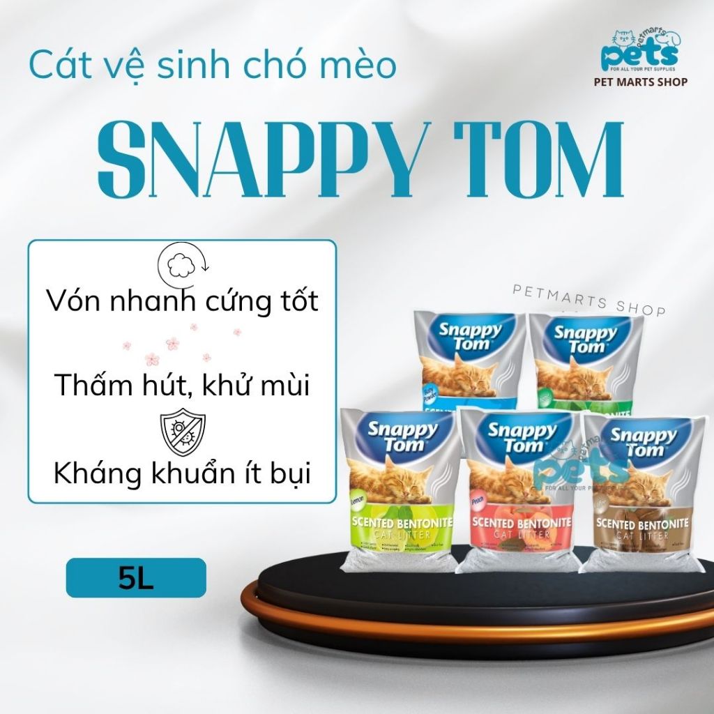 Snappy Tom 5L ทรายแมว