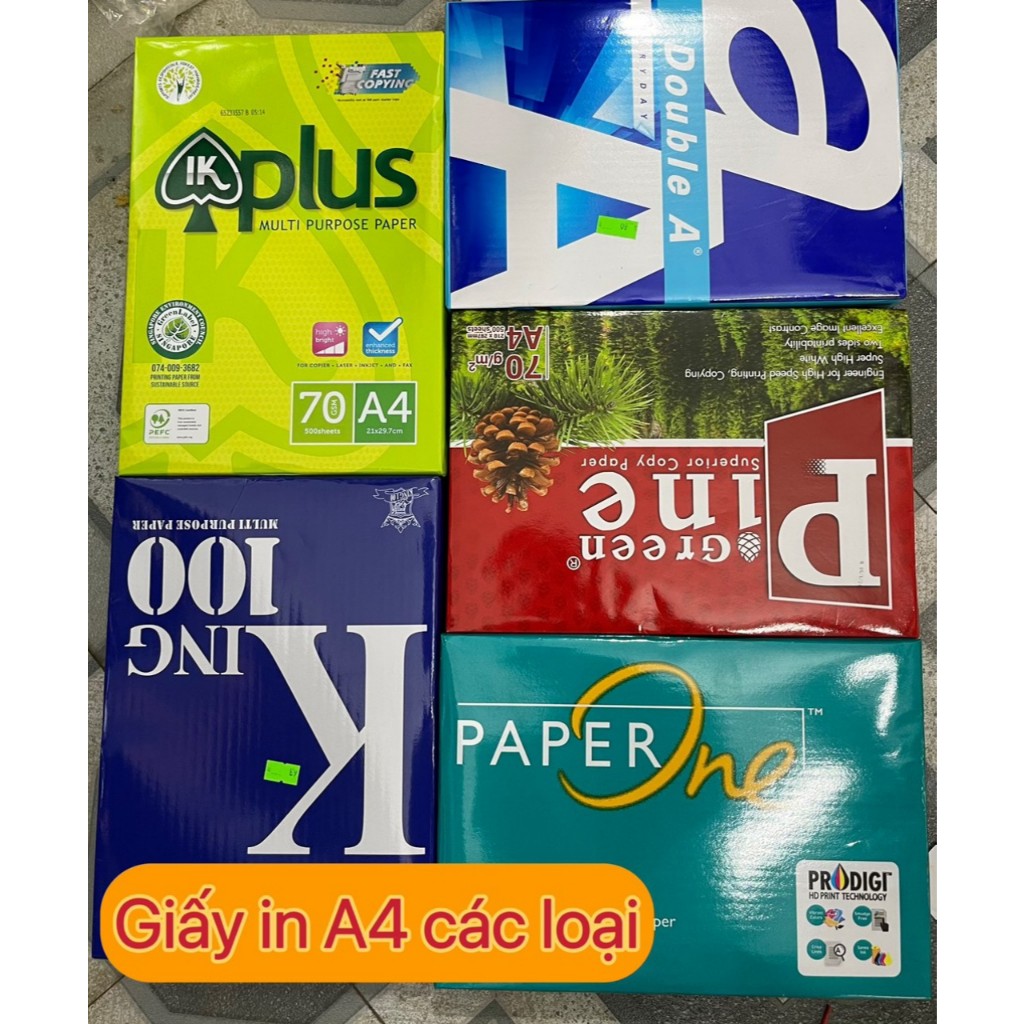 ชุด 100 & 200 แผ่นกระดาษ Scrapbooking สํานักงานการพิมพ์กระดาษ A4 A5 กระดาษสีขาว 65GSM 70 GSM