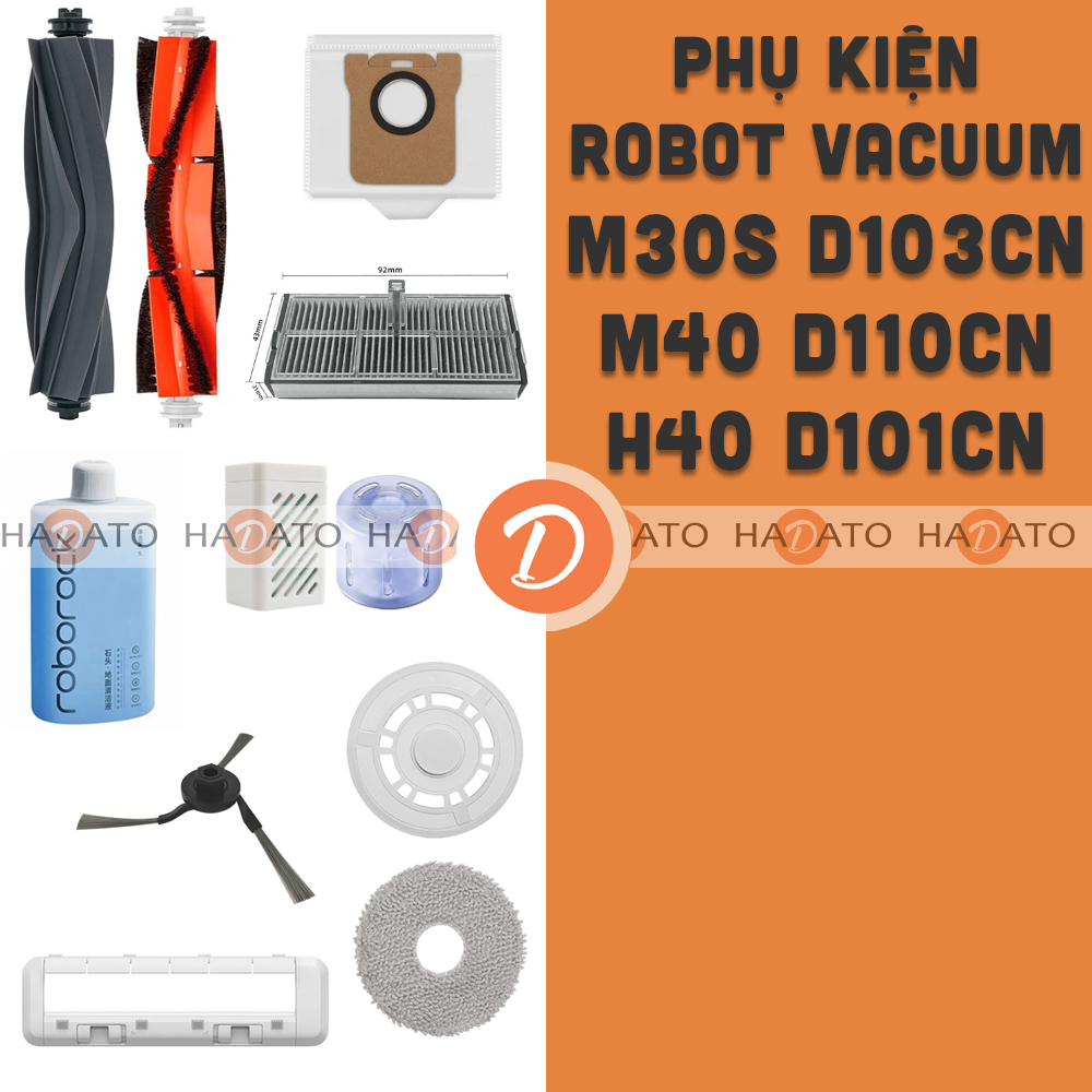 อุปกรณ์เสริมเครื่องดูดฝุ่นหุ่นยนต์ M30S D103CN M40 D110CN H40 D101CN [C]