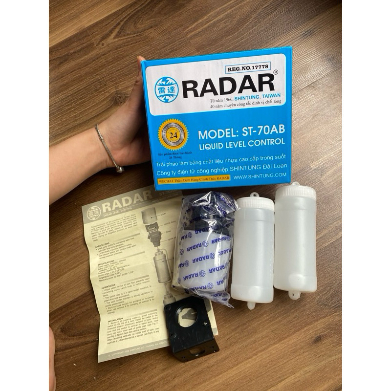 ลูกลอยน้ําอัตโนมัติ RADAR, SANPO, CHIUTONG ถังเก็บน้ํา ลูกลอยไฟฟ้า สินค้าระดับไฮเอนด์