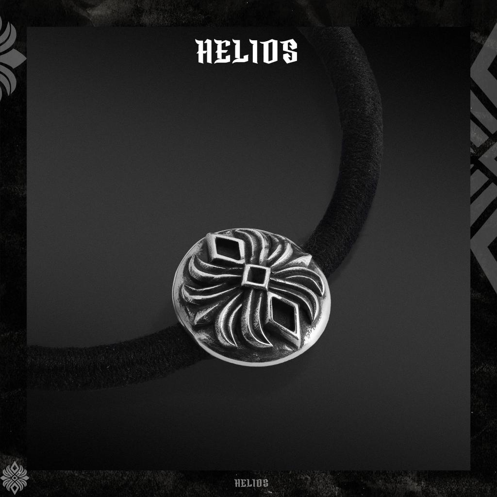 HeliSilver ORBIS Helios Black Silver Faith Hair Tie