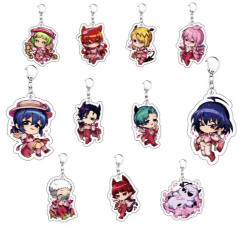 โมเดลอะคริลิค Anime Mairimashita! Iruma-kun 6cm – เวอร์ชั่นน่ารัก กระดานยืนตัวละคร Iruma-kun อุปกรณ์