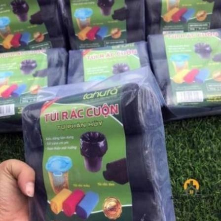 1 แพ็ค 25 แพ็คเกจ (75 ม้วน) ถุงขยะย่อยสลายได้ 55x65 ซม. -VH898