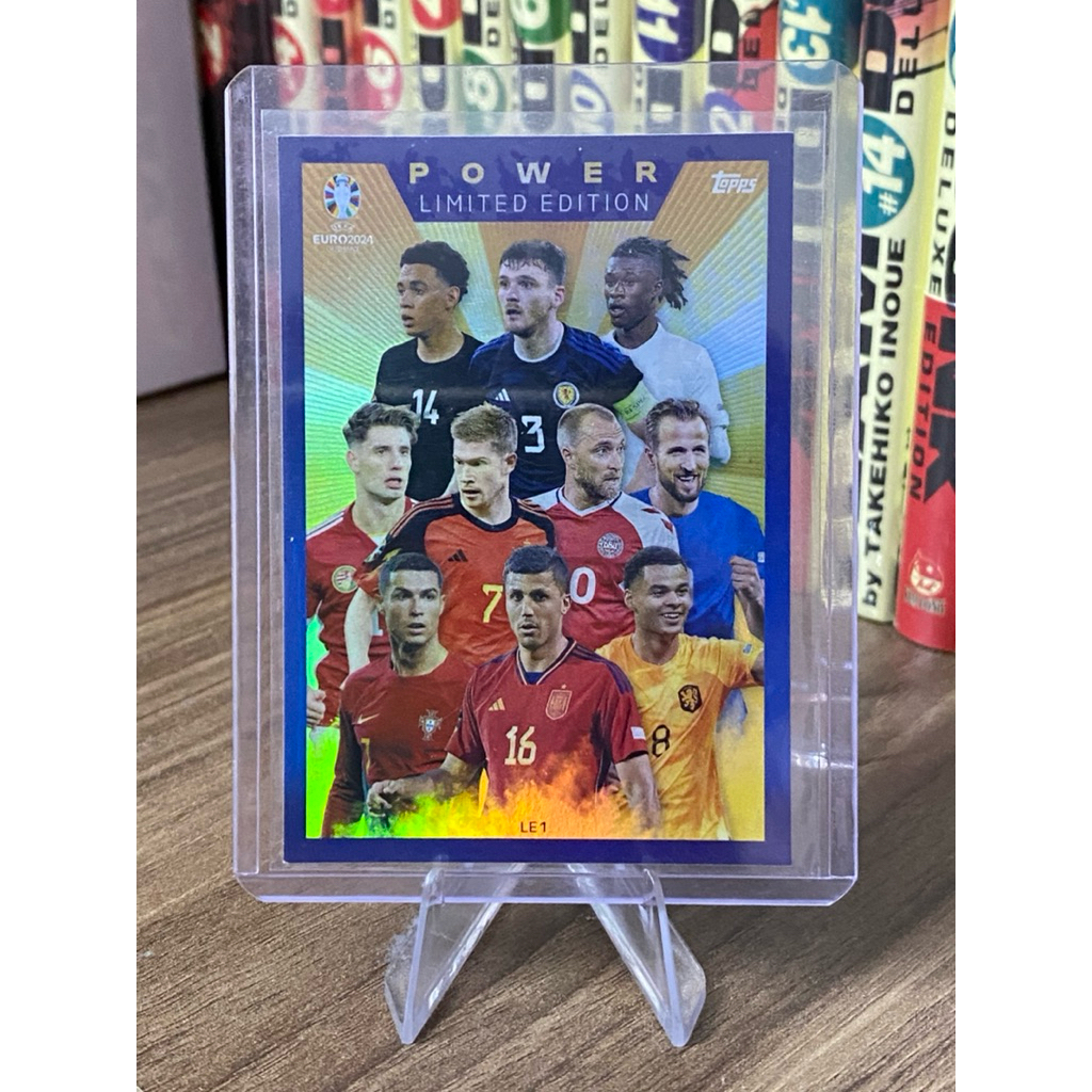 Cristiano Ronaldo Match Attax Euro 2024 POWER LIMITED EDITION LE1 การ์ดฟุตบอล