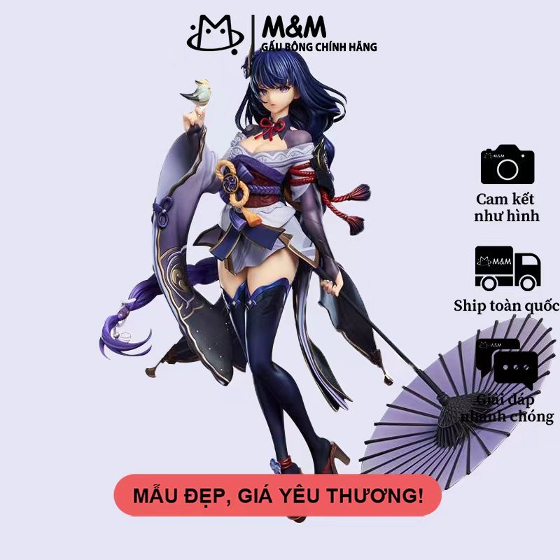 ฟิกเกอร์ Raiden Shogun - Furina - Ganyu - Hu Tao - Zhongli - Genshin Impact - โมเดลเดสก์ท็อป