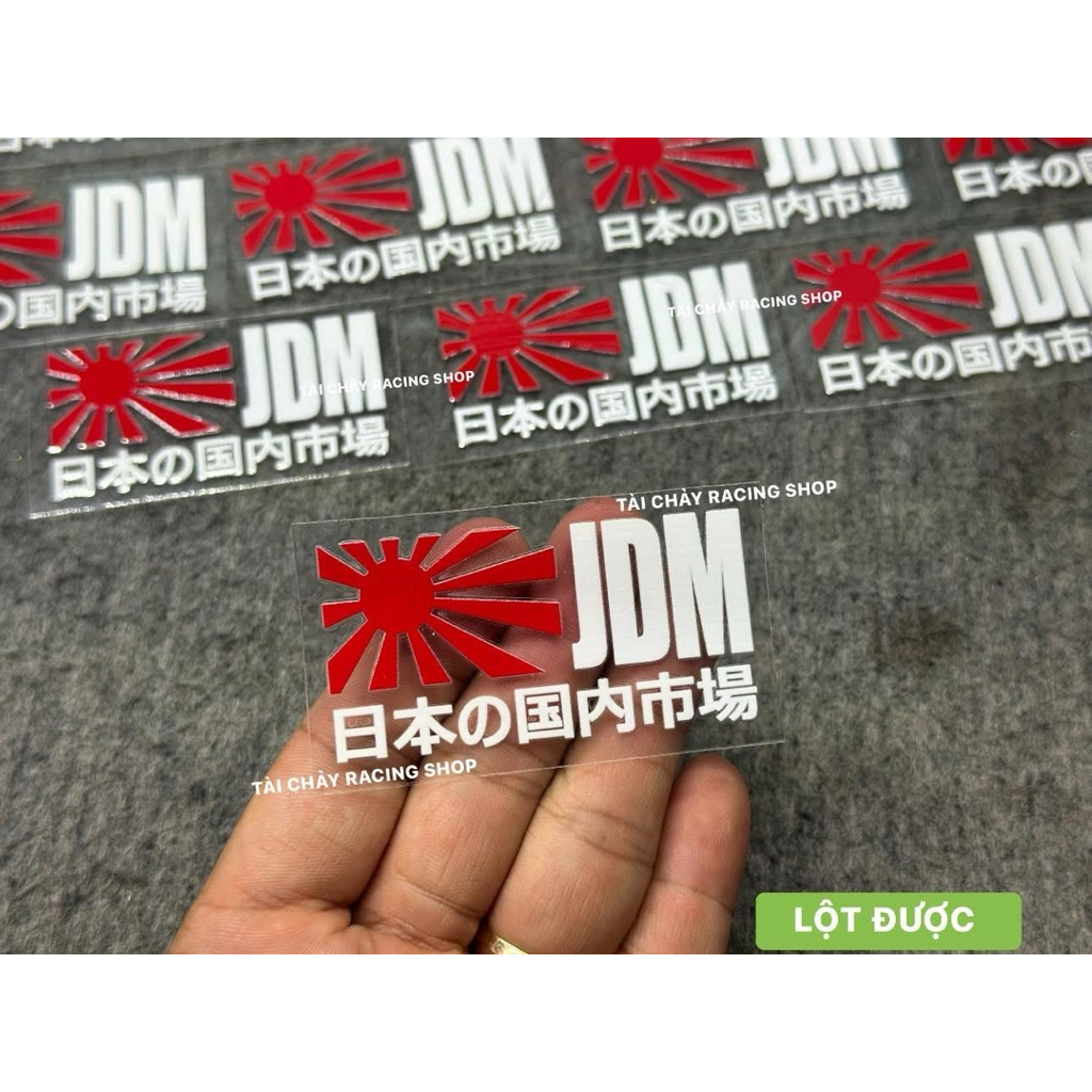 [ 1 แสตมป์ ] JDM JAPANESE DECAL STICKER (รีฟิล) สติ๊กเกอร์ตกแต่งรถยนต์