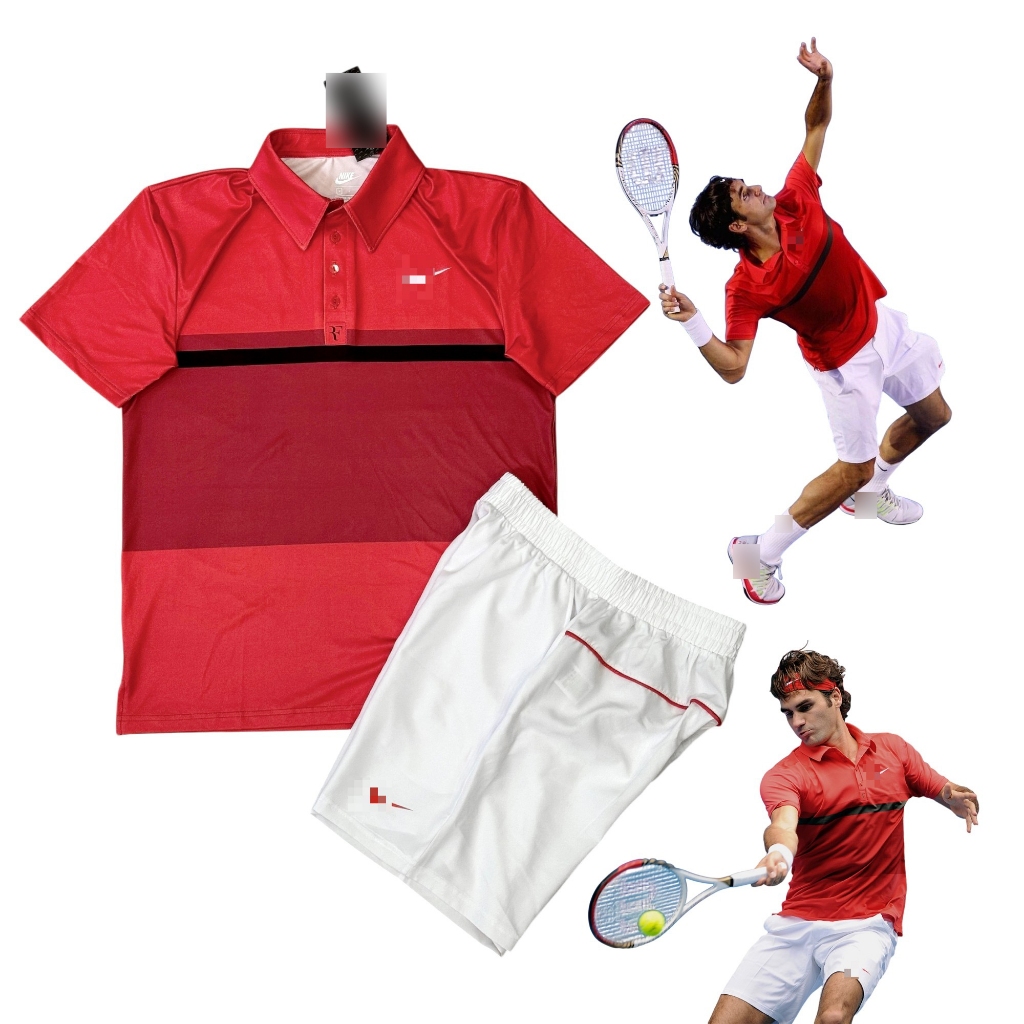Roger Federer Australian Open 2012 เสื้อผ้าเทนนิส pickleball, ชุดกีฬา Roger Federer