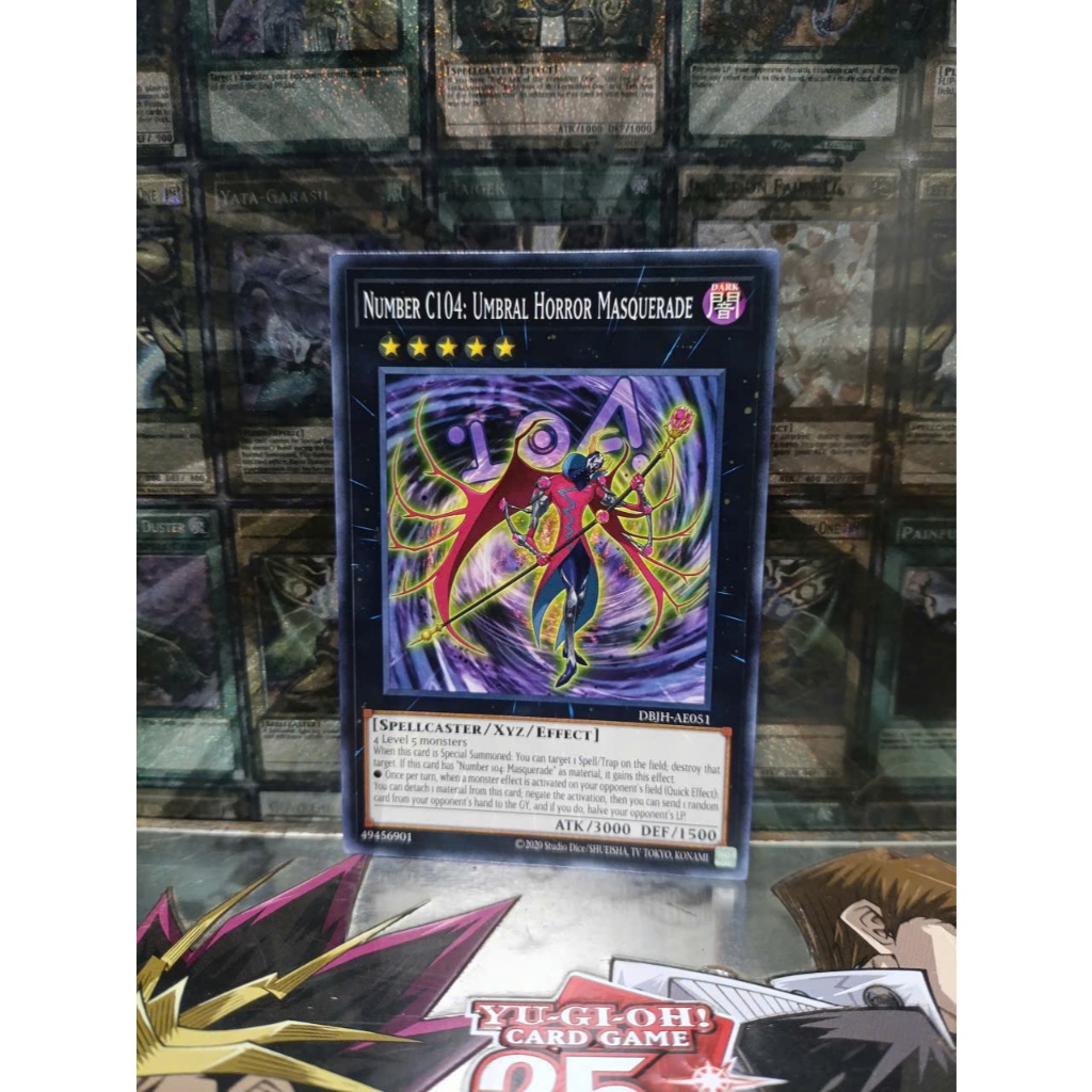 [ Do Lac 2 - โปรดดูคําอธิบาย ] การ์ด Yugioh AE Number C104: หน้ากากสยองขวัญ Umbral