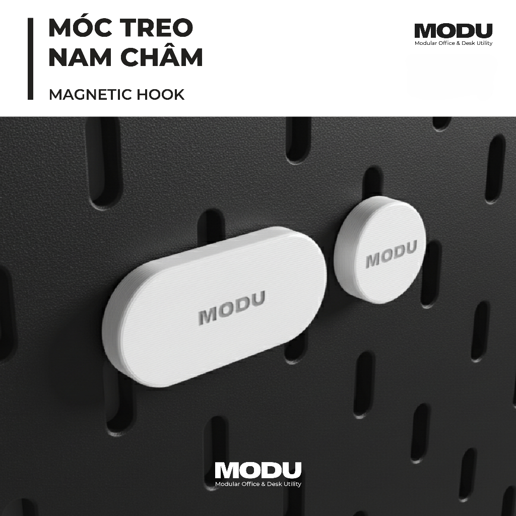 อุปกรณ์เสริม Pegboard - ตะขอแม่เหล็กสําหรับกระดาน Skadis