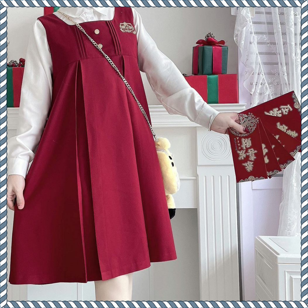 [ของแท้] [Viven Fei] เดรสสายเดี่ยว/JSK