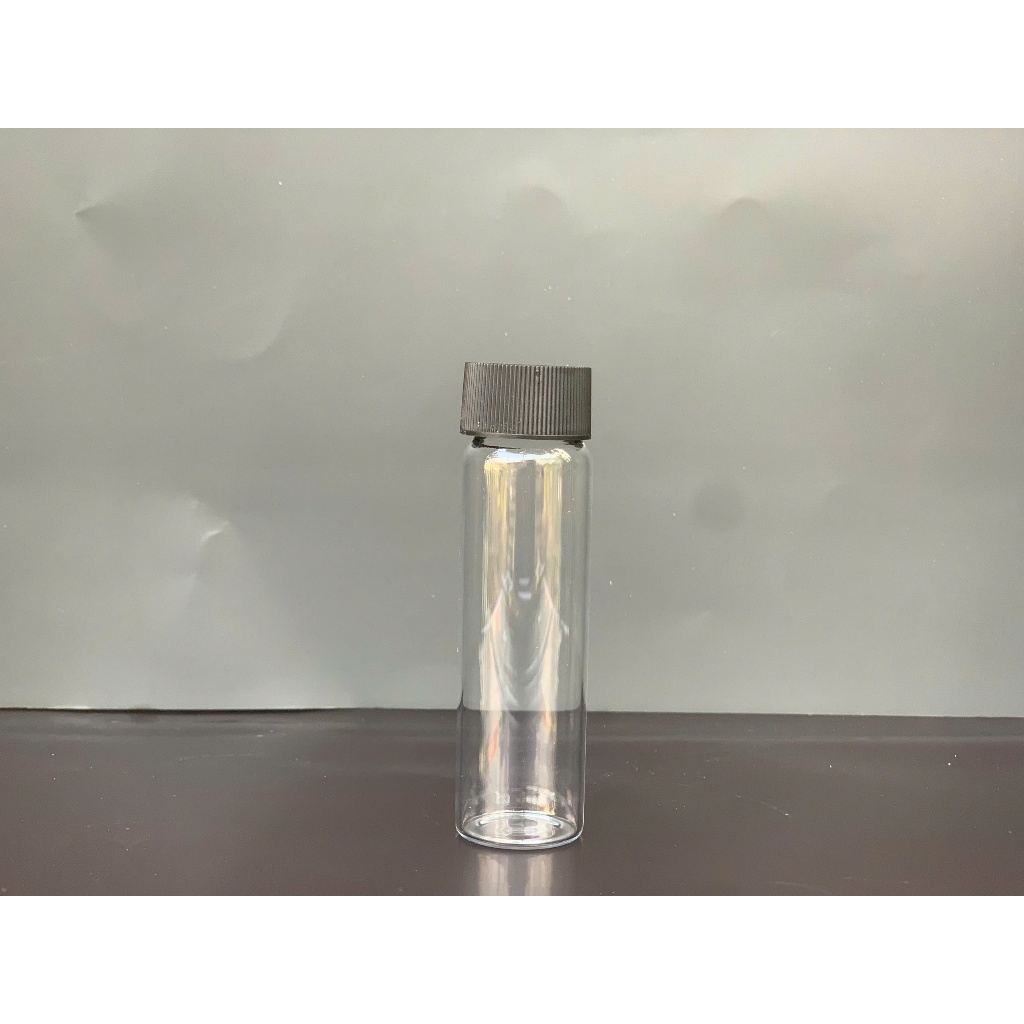 ขวดแก้ว (TRANSPARENT) สําหรับตัวอย่างฝาเกลียว 20ml 40ml 60ml