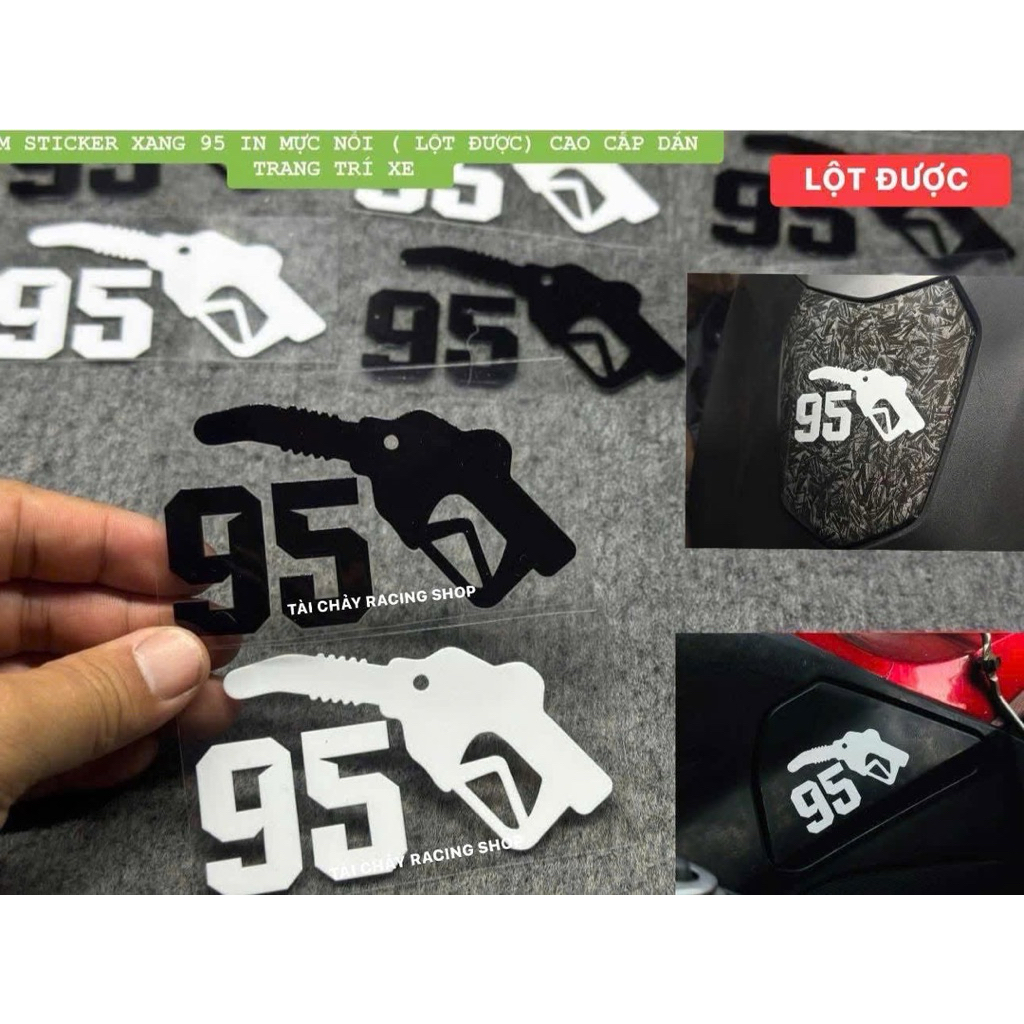 [ 1 STAMP ] DECAL STICKER 95 (RECOVERABLE) สติ๊กเกอร์ตกแต่งรถยนต์
