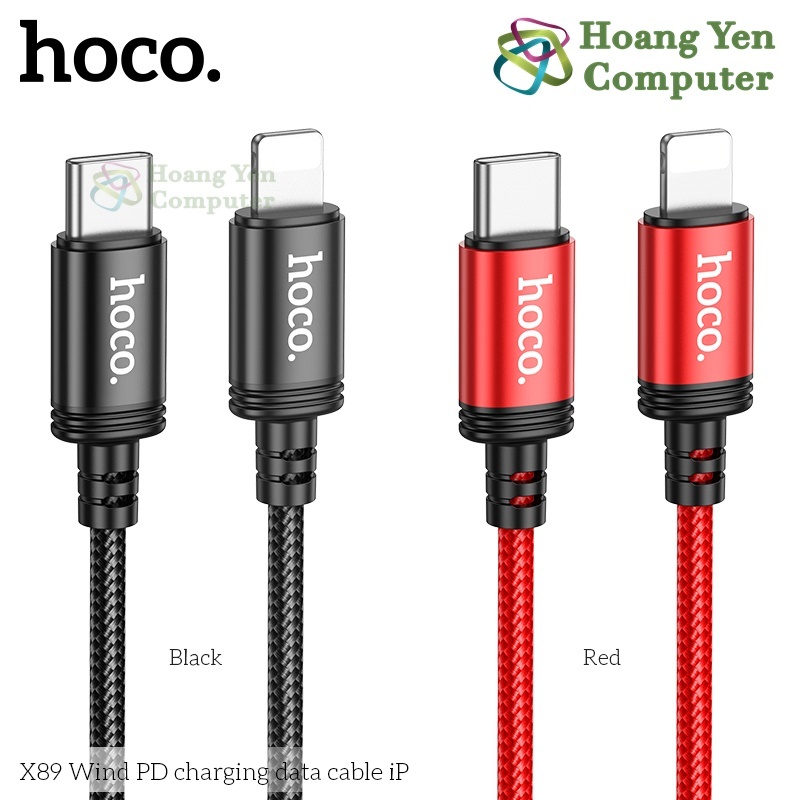 Hoco X89 สายชาร์จเร็ว 1M สายถักป้องกันทําลายหลายการจําแนก - คอมพิวเตอร์ Hoang Yen