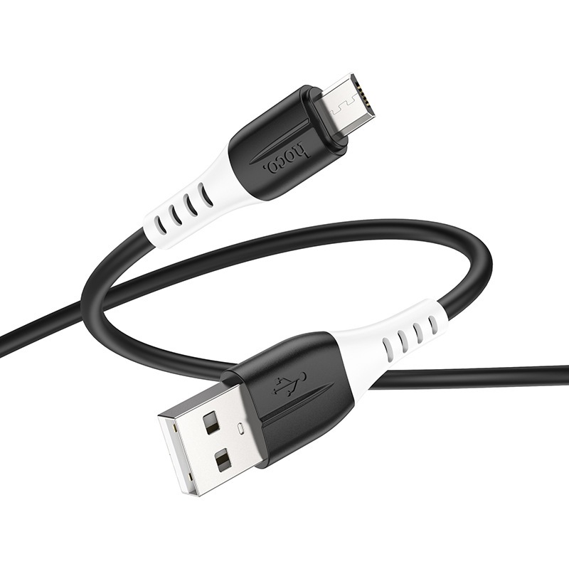 Hoco X82 สายชาร์จซิลิโคน พอร์ตชาร์จ USB to Micro ความยาวสาย 1M 2.4A