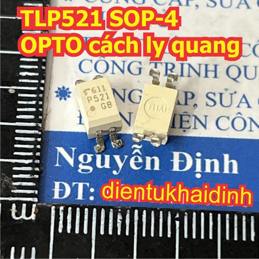 5 ชิ้น TLP521-1GB P521 TLP521 SOP-4 OPTO แสงแยก kde1196