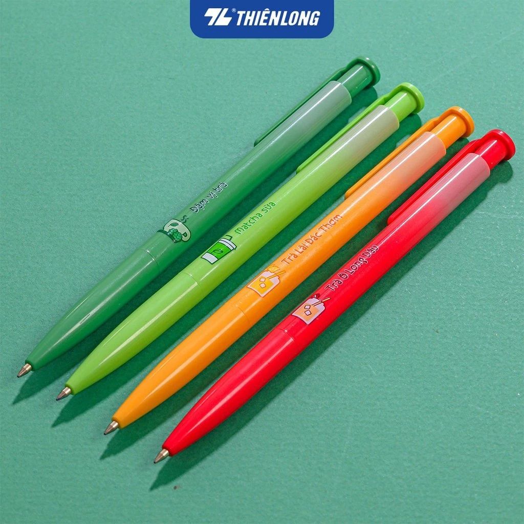 ชุดปากกาเจล 4 ด้าม Thien Long GEL-B031 / Gel Pen B031 0.5mm nib Gel031 หมึกสีน้ําเงิน