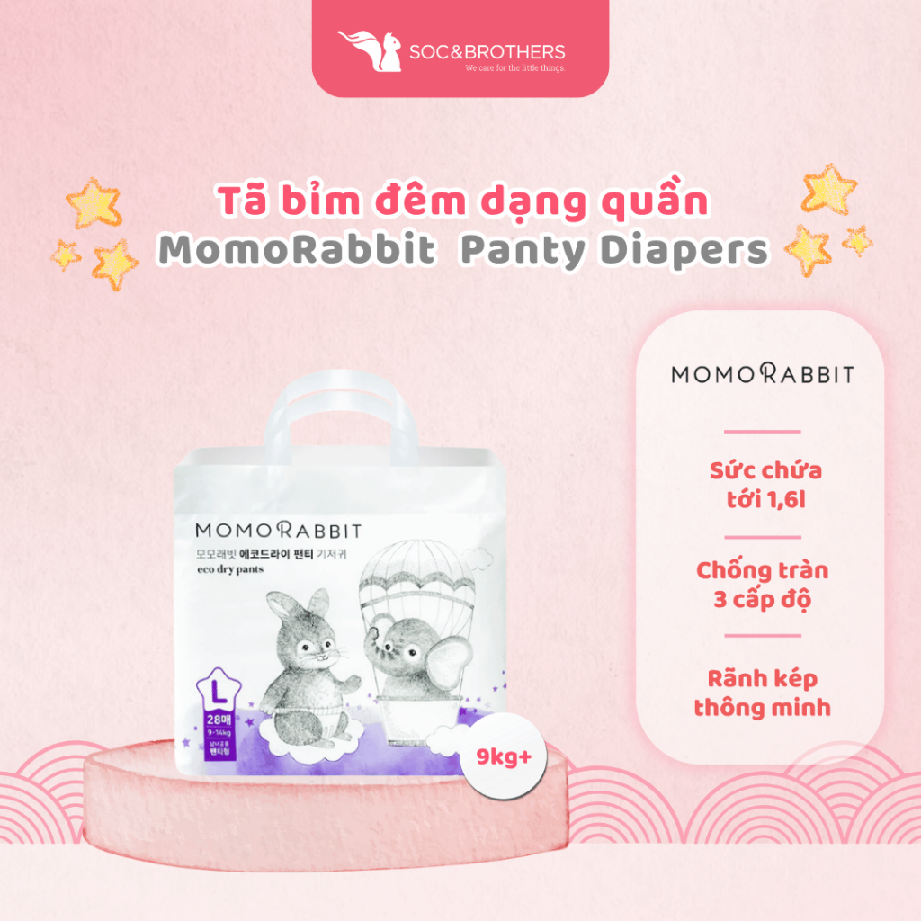 ผ้าอ้อมเด็ก Momo Rabbit - Soc&Brothers