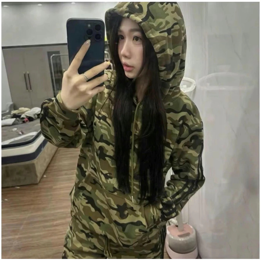 Super Nice Camouflage Das Mens Hoodie Set - Philipp Hoodie Mens Sweatshirt Set ทําจากผ้าสักหลาดหนาคุ