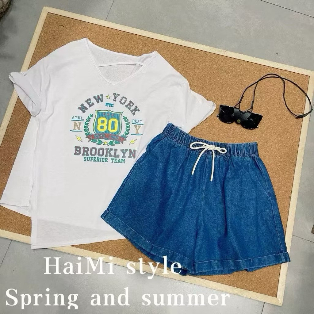 กางเกงขาสั้น Jean Qc pass