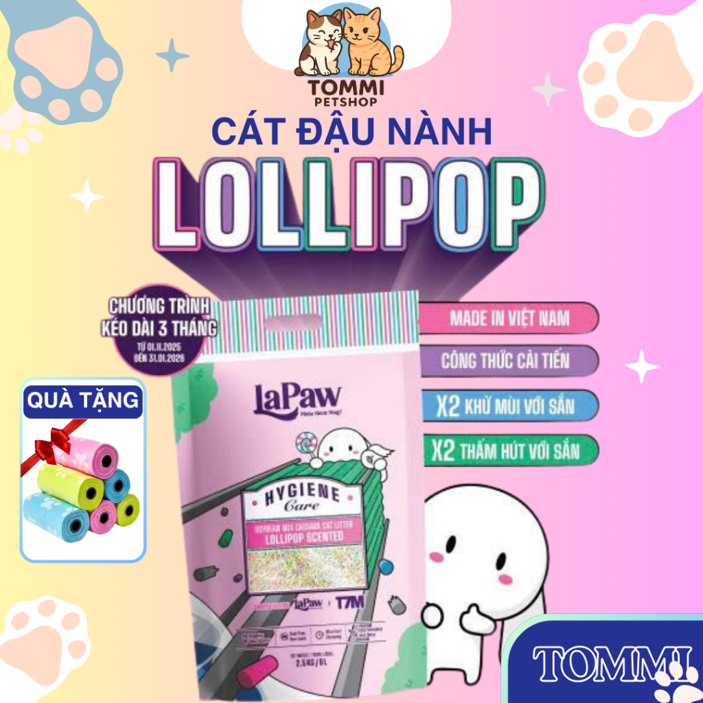 Combo of 2 Premium LaPaw Soy Cat Cat Cats 2.5กก./7L
