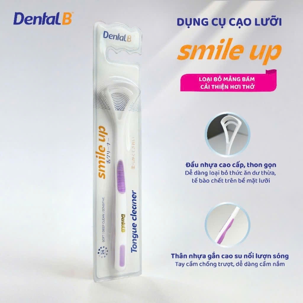 Dental B น้ํายาทําความสะอาดลิ้น Smile up