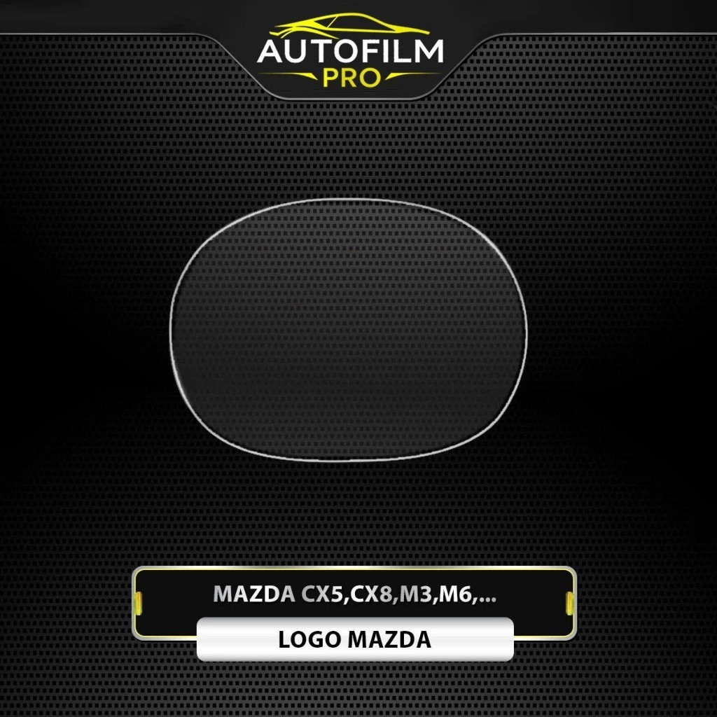 MAZDA LOGO - ฟิล์ม PPF คุณภาพสูงสําหรับ MAZDA CX5, CX8 LOGO เพื่อป้องกันรอยขีดข่วนและ obscure รอยขีด
