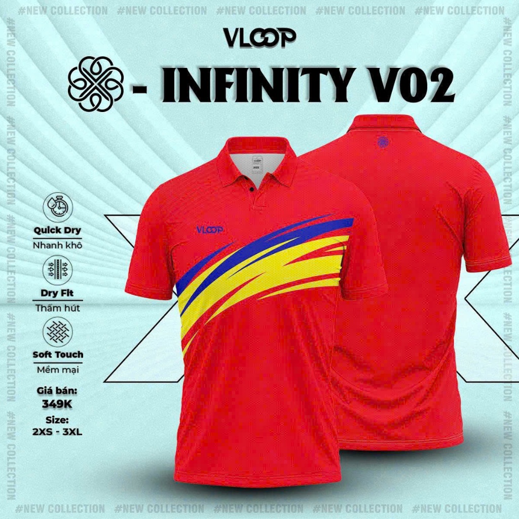POLO INFINITY V02 - 2025 เสื้อกีฬาคอปก Vloop