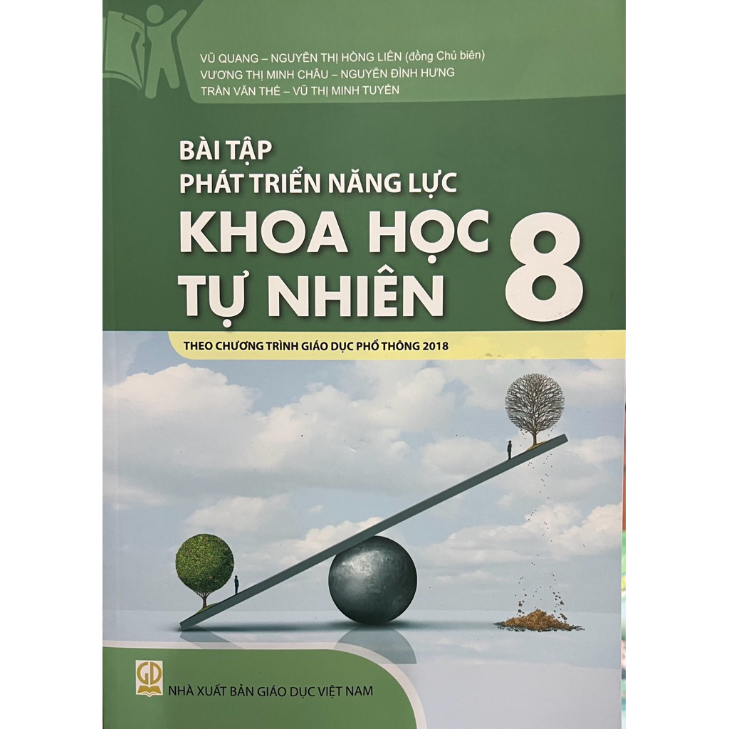 หนังสือ - แบบฝึกหัดพัฒนาวิทยาศาสตร์ธรรมชาติความจุ 8 (ตามโปรแกรมการศึกษาทั่วไปปี 2018)