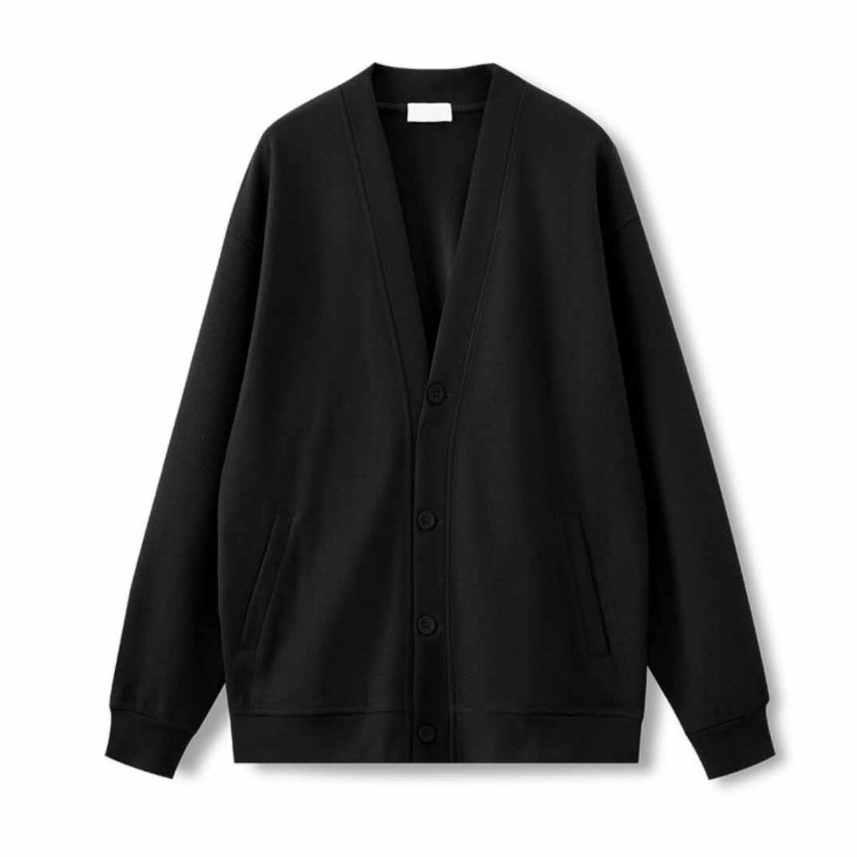 CARDIGAN เสื้อแจ็คเก็ตสําหรับผู้ชายและผู้หญิง แบบหลวมๆ พื้นฐาน สไตล์เกาหลี - win99 K1